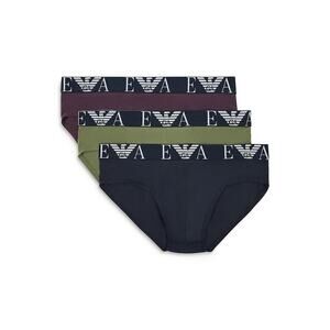 Emporio Armani Bold Monogram Brief, 3 Pack Multi, Size XL 0567